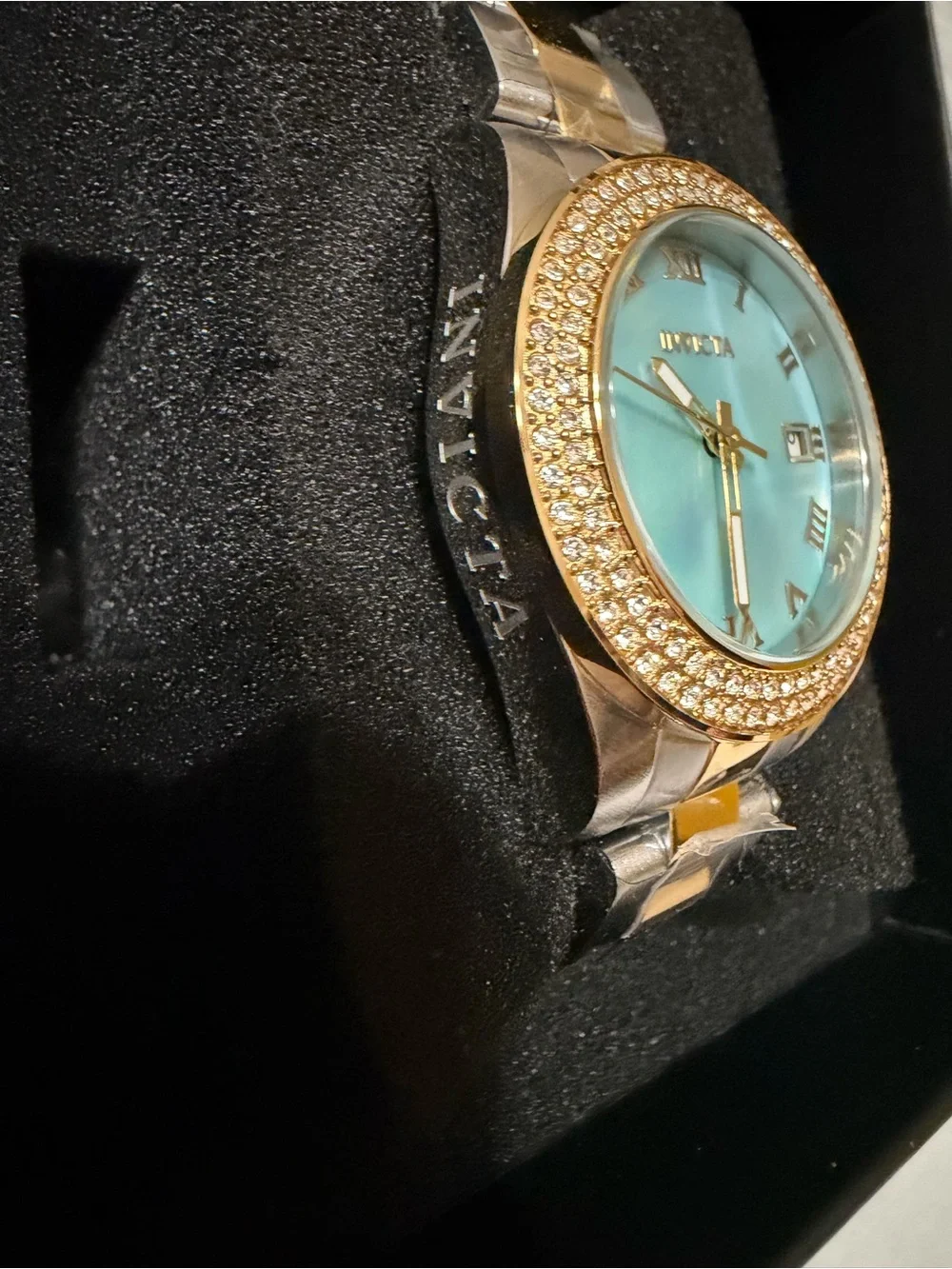 Invicta Angel Two-Tone and Mother of Pearl Dial